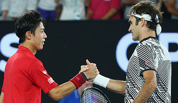 Nishikori und Federer - Markenkollegen und Top-Verdiener