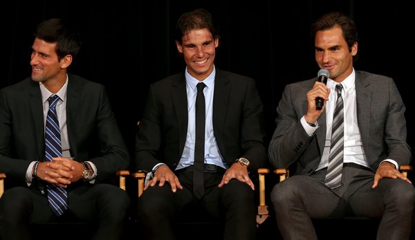 Nadal, Djokovic und Federer dominieren nach wie vor das Welttennis