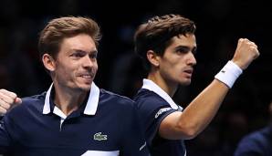 Spielen heute um den letzten großen ATP-Titel des Jahres: Nicolas Mahut und Pierre-Hugues Herbert