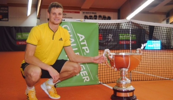 Yannick Hanfmann feiert seinen ersten ATP-Challenger-Titel