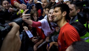 Novak Djokovic freut sich auf das Duell gegen Spanien