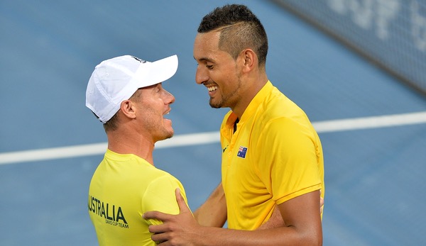 Lleyton Hewitt hat Nick Kyrgios in den Kader des australischen Davis-Cup-Teams gegen Deutschland einberufen
