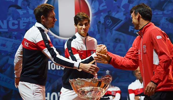 Frankreich und Kroatien treffen im Davis Cup aufeinander.