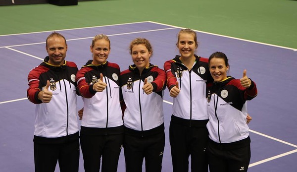 Das deutsche Fed-Cup-Team tritt in Weißrussland an.