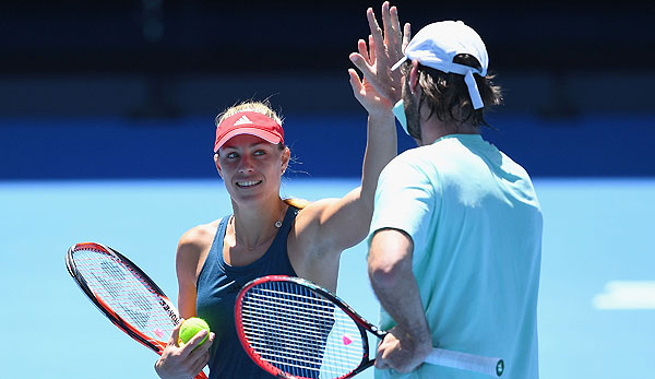 Angelique Kerber und ihr Trainer Torben Beltz sind bereit zur Titelverteidigung bei den Australian Open.