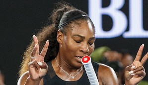 Serena Williams ist zu jeder Tages- und Nachtzeit tennisbereit