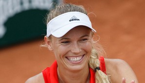 Im Siegerlächeln ist Caroline Wozniacki 2017 geübt