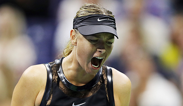 Maria Sharapova darf ihre Freude in Peking hinausschreien