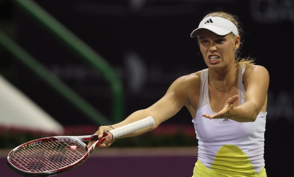Caroline Wozniacki steht in Doha in der Kritik