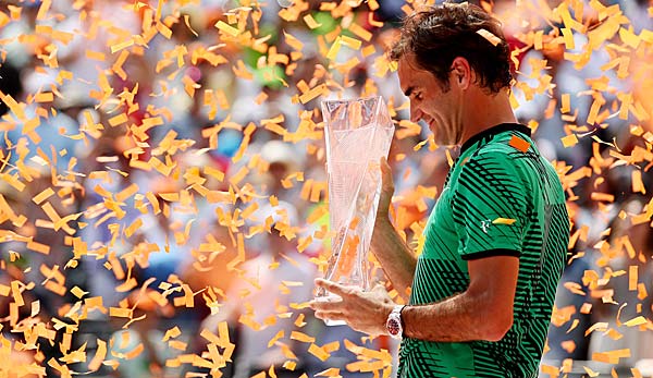 Roger Federer gewann das Finale der Herren im vergangenen Jahr gegen Rafael Nadal.