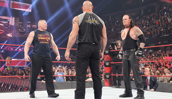 Brock Lesnar, Goldberg und der Undertaker treten im diesjährigen Royal Rumble an