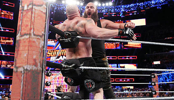 Beim SummerSlam dominierte Braun Strowman Universal Champ Brock Lesnar nach Belieben