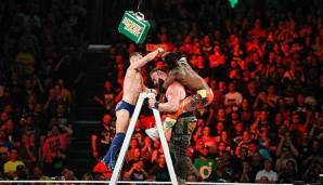 The Greatest Royal Rumble-Sieger Braun Strowman (m.) dominierte bei Money in the Bank erneut.