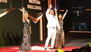 Eines der Highlights des Abends war dann die Präsentation der neuen Hall of Famer. Da wäre zum einen British Bulldog.