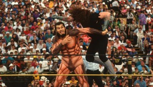 WrestleMania IX: Während der Undertaker seine ersten zwei Matches jeweils via Pinfall gewinnen konnte, errang er gegen Giant Gonzalez in Las Vegas einen Sieg via DQ