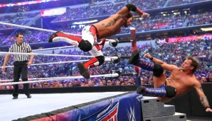 Newcomer AJ Styles und Altmeister Chris Jericho ließen es ebenfalls krachen. Sieger am Ende: Mr. Y2J!
