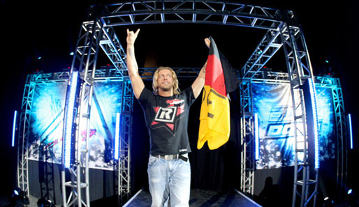 Die WrestleMania Revenge Tour gastiert in München: Mit dabei ist auch WWE-Superstar Edge, der wegen einer Verletzung seine Karriere beenden musste
